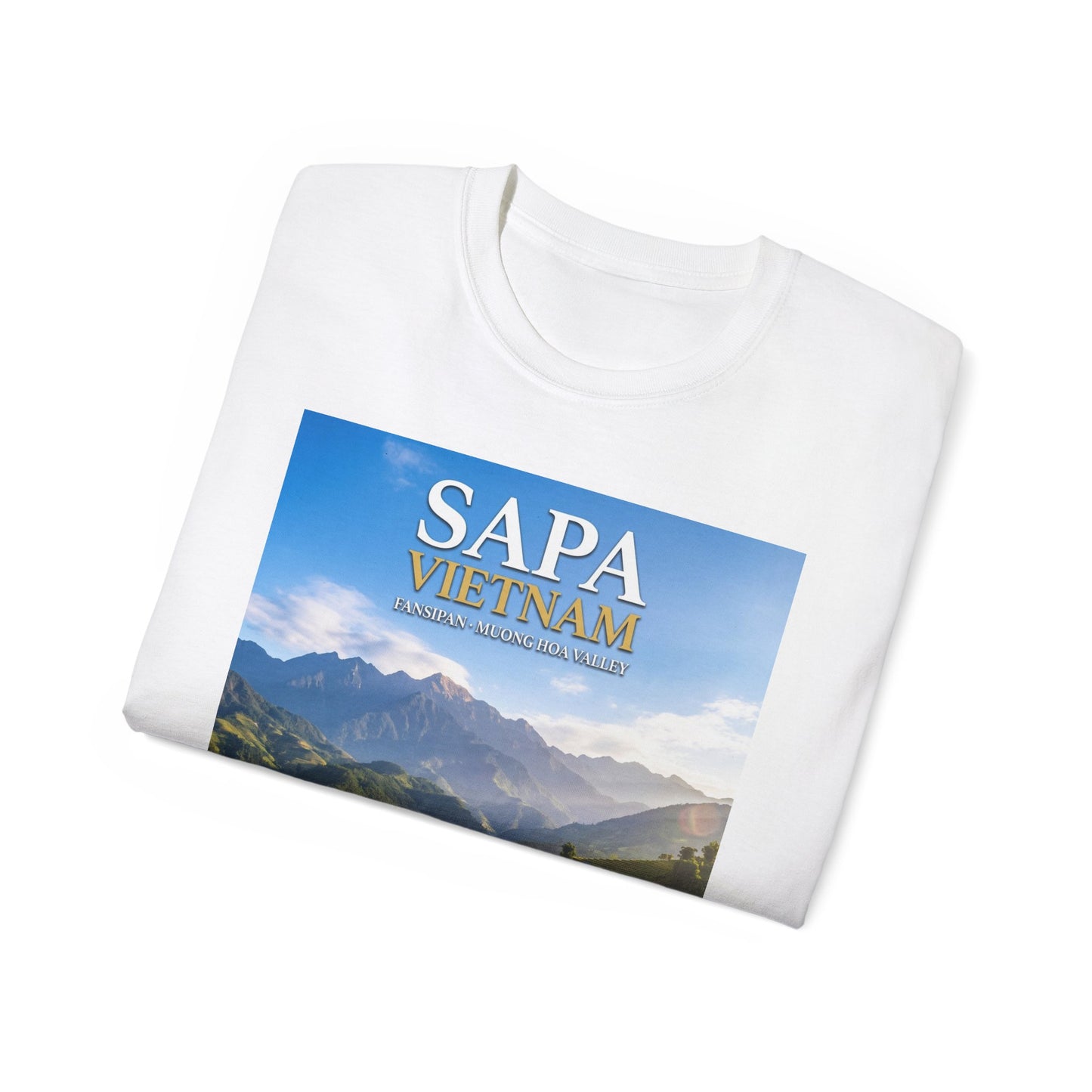 Sapa Vietnam Scenic Tee — Terraced Rice Field Travel T‑Shirt