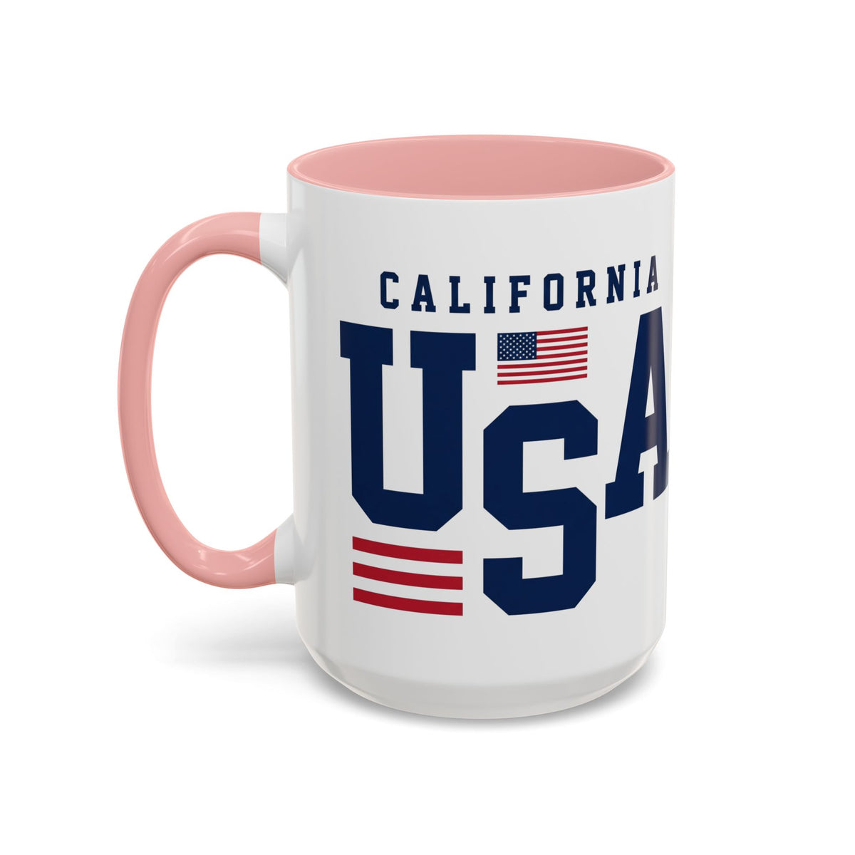 USA California Coffee Mug — Patriotic Accent 11/15oz