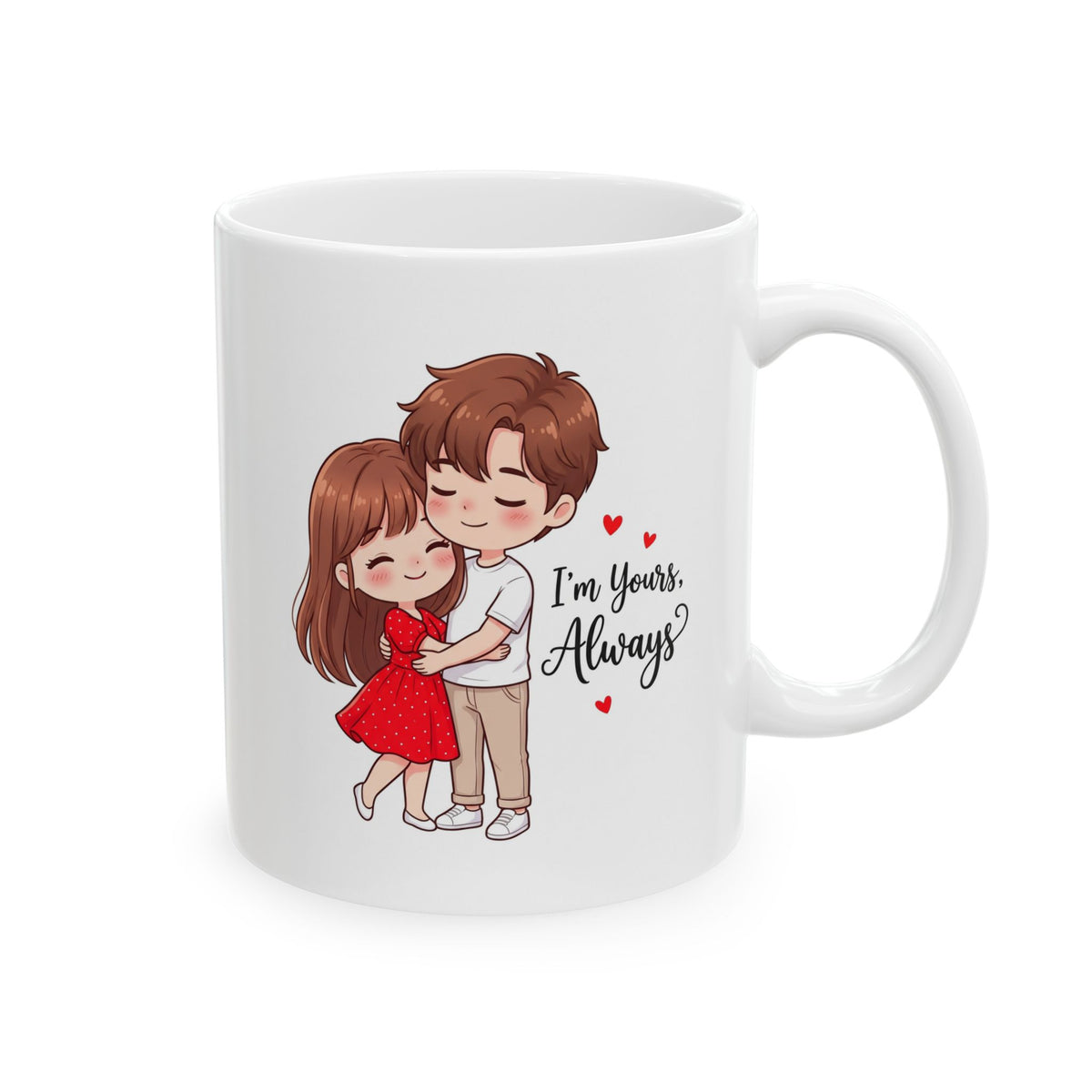 Ceramic Mug – Cute Inspirational Girl Design