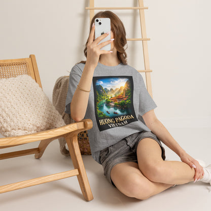 Huong Pagoda Vietnam Tee — Scenic Travel Poster T-Shirt