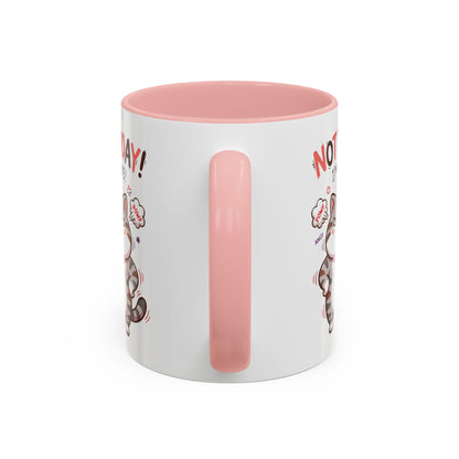 Funny Cat Mug - "Not Today! I'm Done" Accent Coffee Mug (11/15oz)