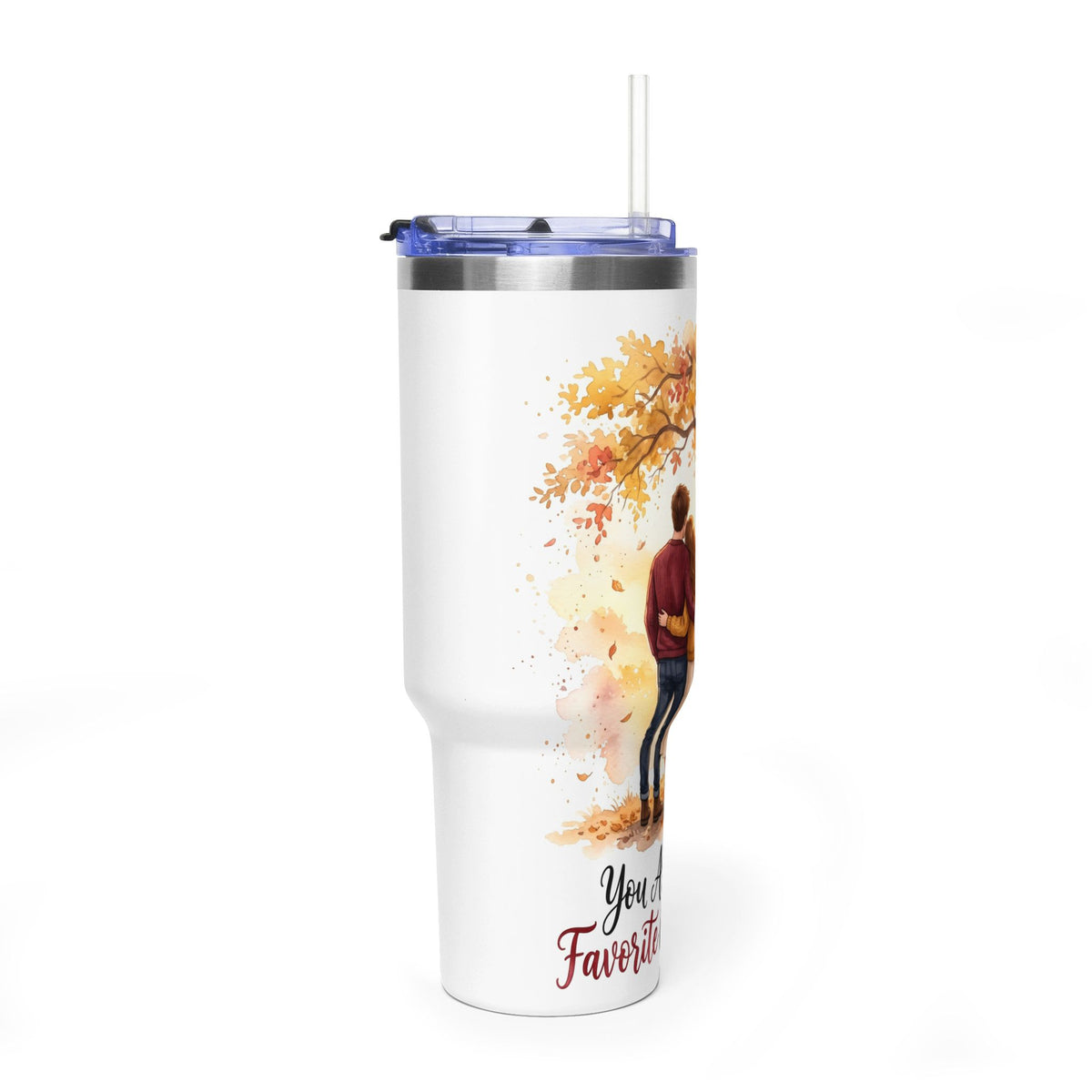 40oz Tumbler – You Are My Favorite Autumn Couple Gift