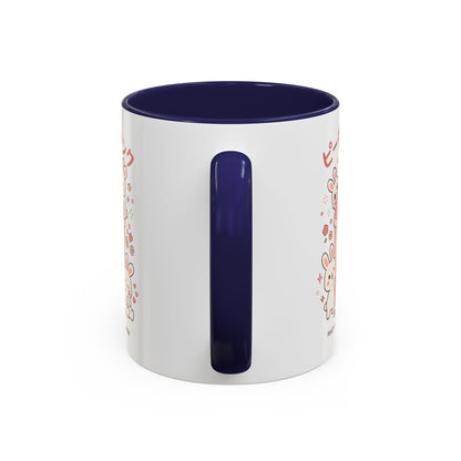 Peach Drink Bunny Mug — Cute Kawaii Coffee Tea Cup (11/15oz)