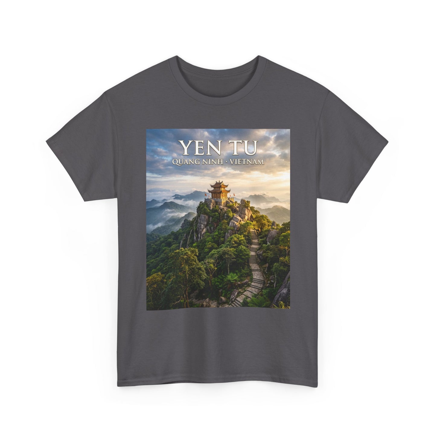 Yen Tu Mountain Scenic Tee – 'YEN TU: Listen to the Silence' Travel Photography T-Shirt