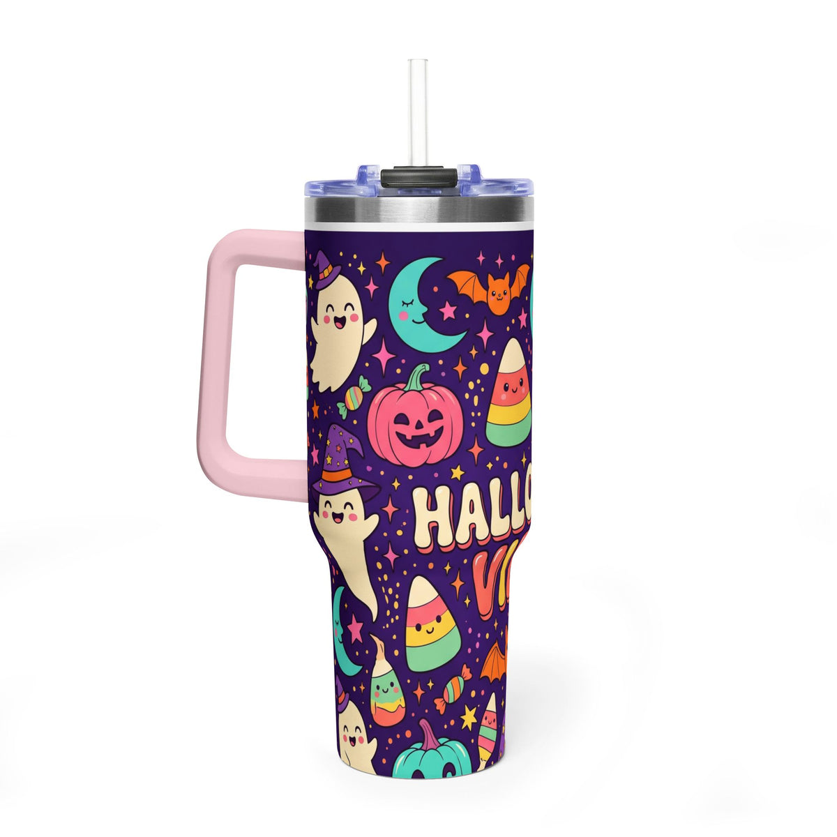 Halloween Vibes 40oz Thermal Tumbler