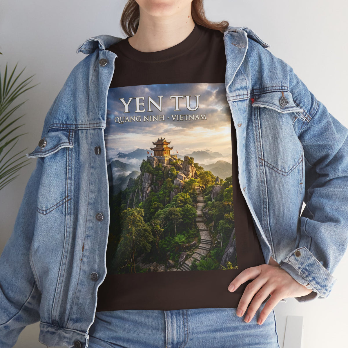 Yen Tu Mountain Scenic Tee – 'YEN TU: Listen to the Silence' Travel Photography T-Shirt