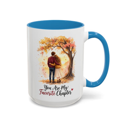 You Are My Favorite Chapter Romantic Autumn Coffee Mug