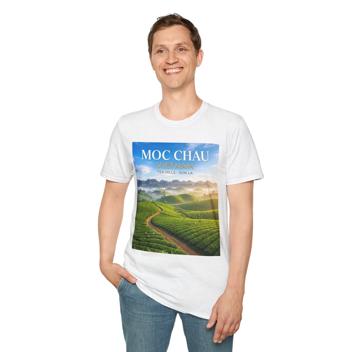 Moc Chau Vietnam Tee – Tea Hills of Son La Scenic Travel T-Shirt