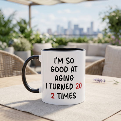 40th Birthday Gifts For Men, Gifts For 40 Year Old Man, Forty 1986 Gift, Funny Birthday Gift, 40 Year Old Cup, Turning 40 Present Cup, 40th Birthday Coffee Mug for Wife, Sister, Daughter, Friend