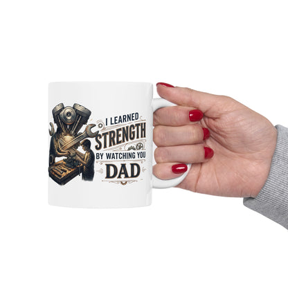 Funny Mechanic Coffee Mug – Workshop Tool Art Gift