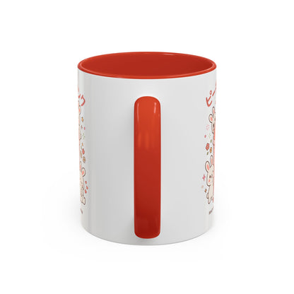 Peach Drink Bunny Mug — Cute Kawaii Coffee Tea Cup (11/15oz)