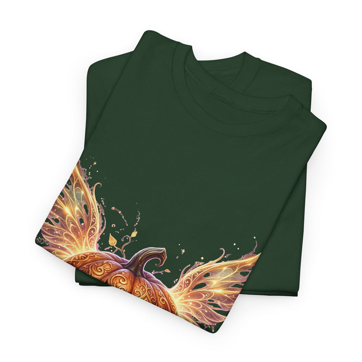 Halloween Pumpkin Tee — Winged Jack-O'-Lantern Graphic Shirt