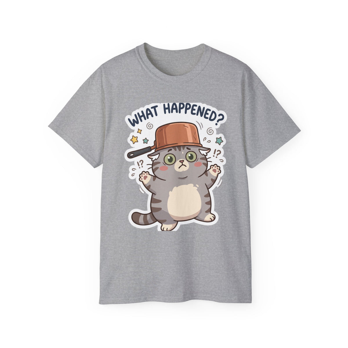 What Happened? Cute Kitten Graphic Tee