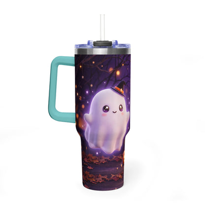 Cute Halloween Ghost 40oz Vacuum Thermal Tumbler