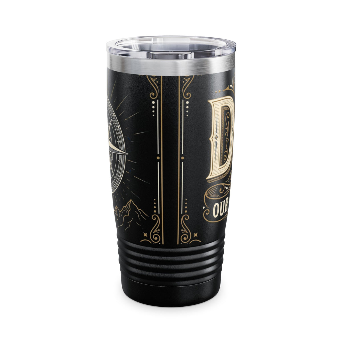 20oz Black and Gold “Dad” Ringneck Tumbler