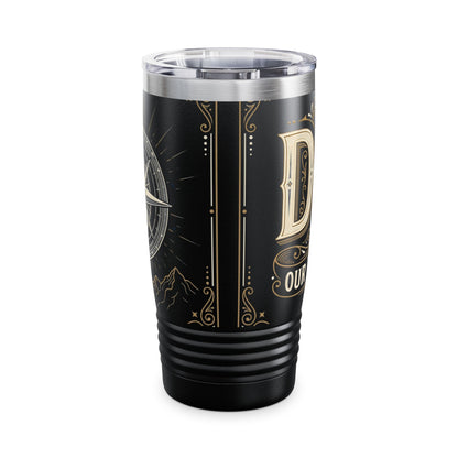 20oz Black and Gold “Dad” Ringneck Tumbler
