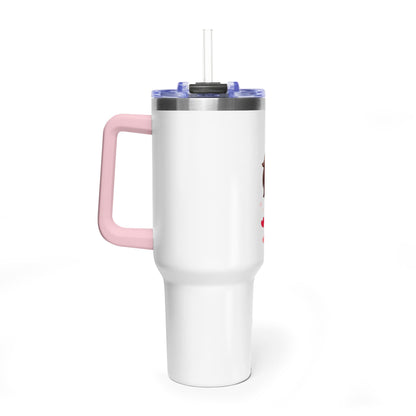 Cute Blushing Boy 40oz Vacuum Thermal Tumbler