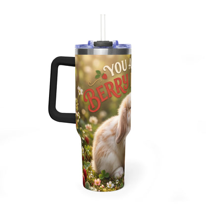 You Are My Berry Favorite Bunny 40oz Thermal Tumbler