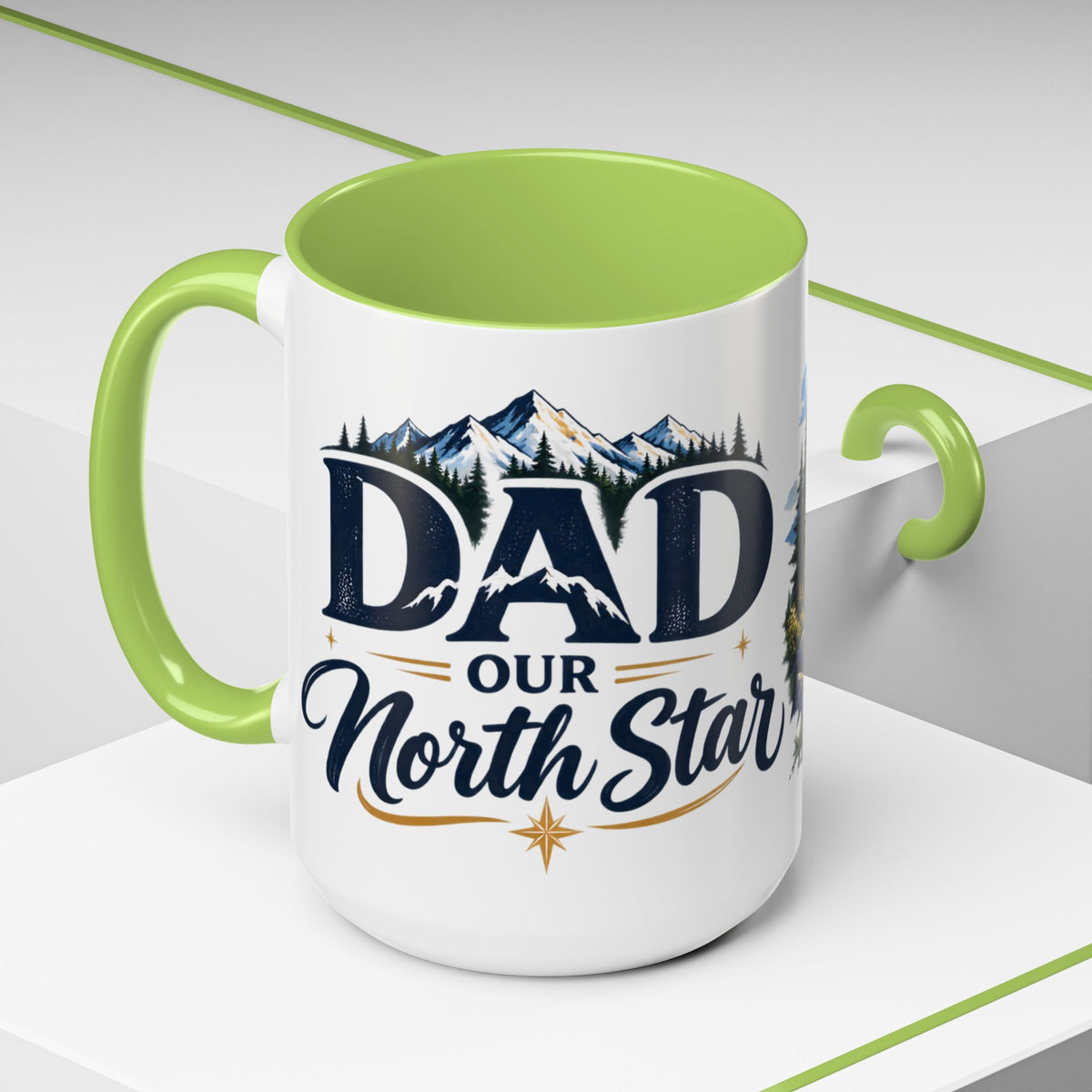 Adventure Compass Mountain Coffee Mug
