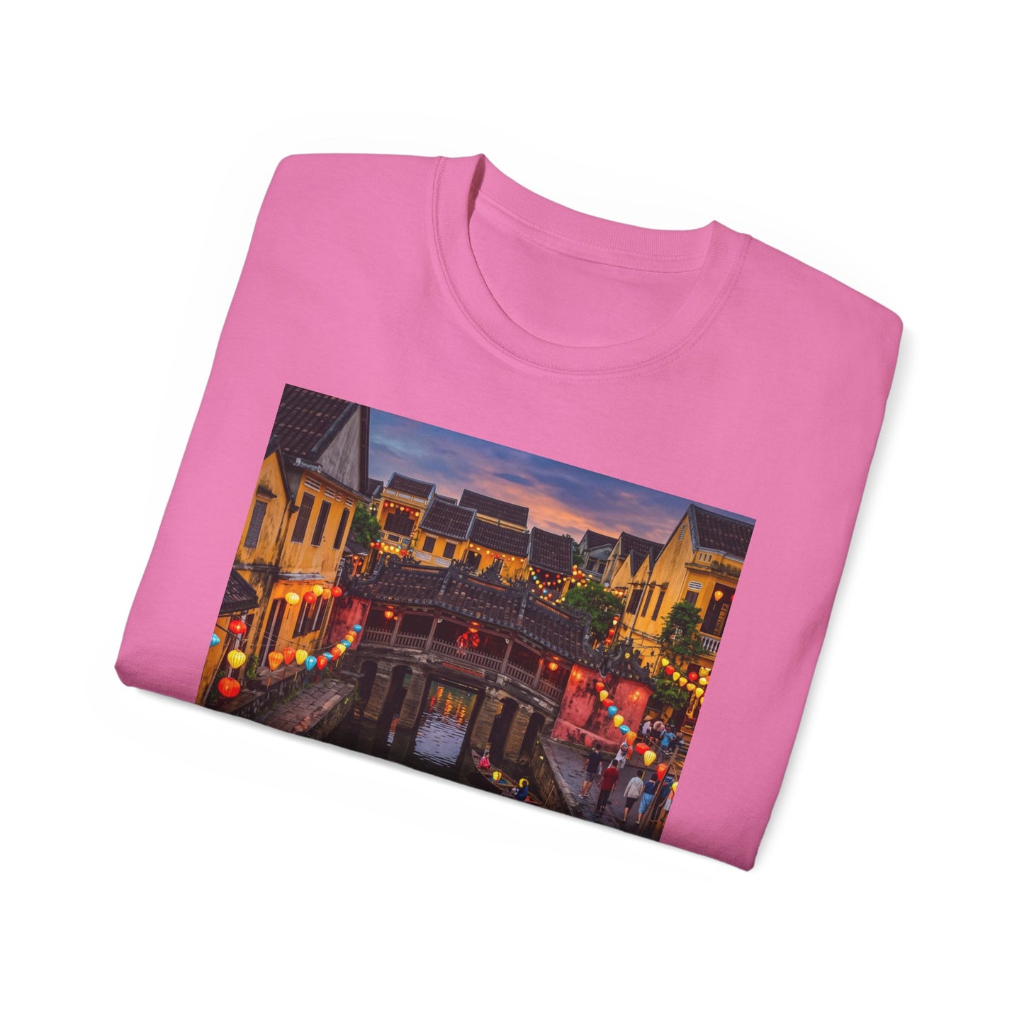 Hoi An Vietnam Travel T-Shirt — Ancient Town Night Scene Tee