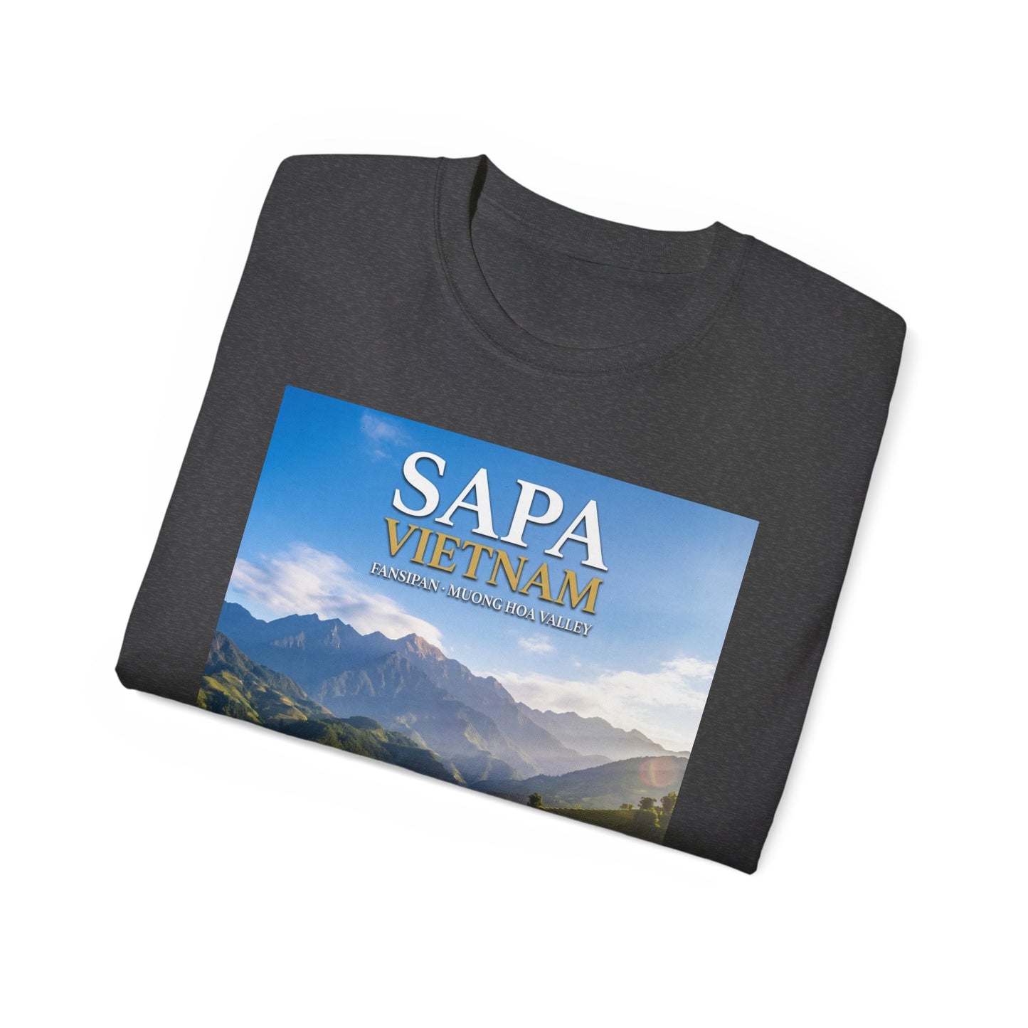 Sapa Vietnam Scenic Tee — Terraced Rice Field Travel T‑Shirt