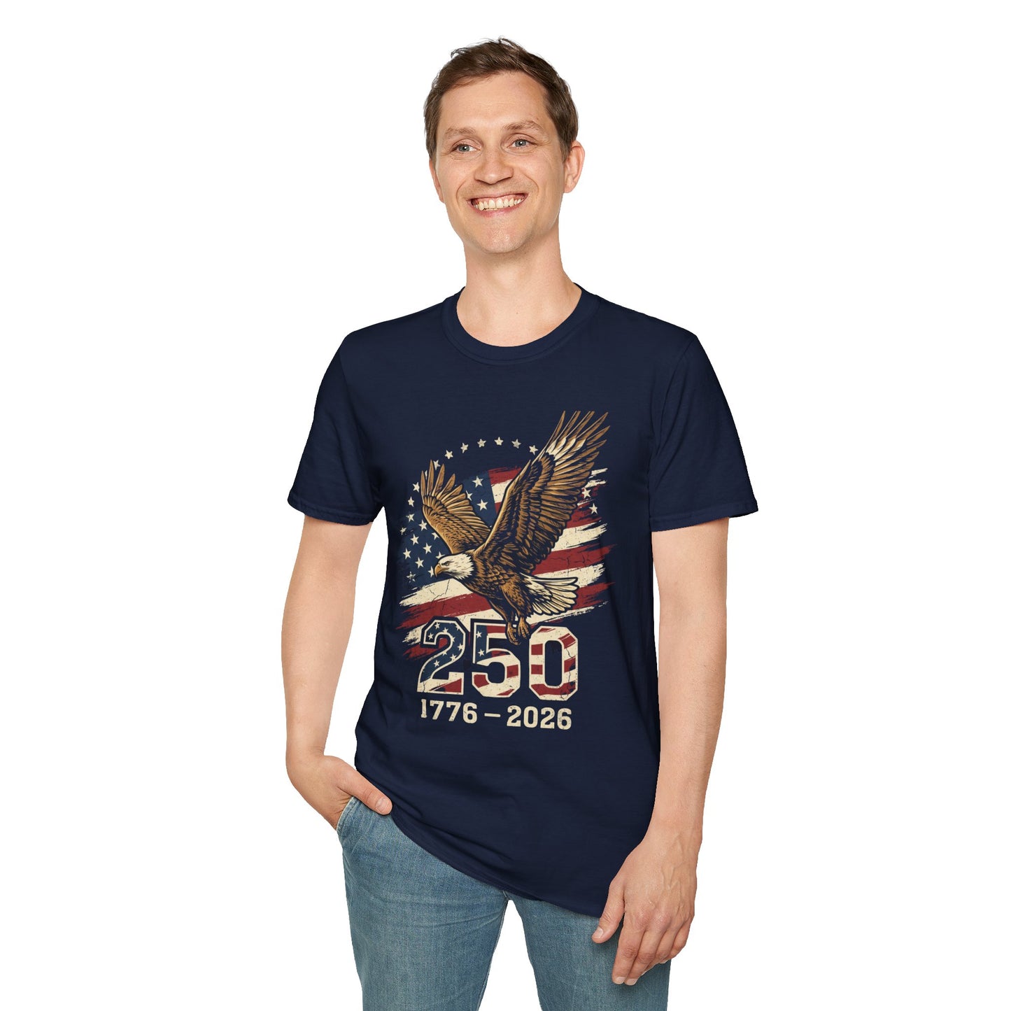 American Eagle 250th Anniversary T-Shirt – 1776–2026 Patriotic Tee