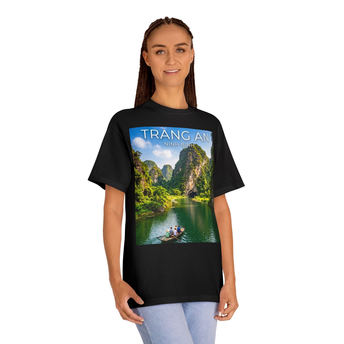 Trang An Vietnam Scenic Tee — Ninh Binh Travel Poster T-Shirt