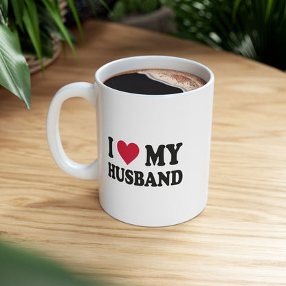I Love Hunting Ceramic Mug