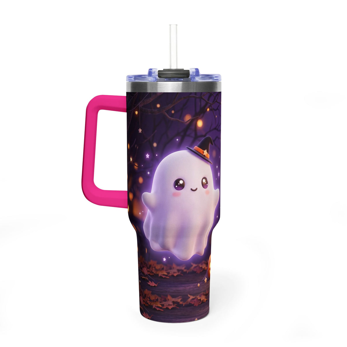 Cute Halloween Ghost 40oz Vacuum Thermal Tumbler