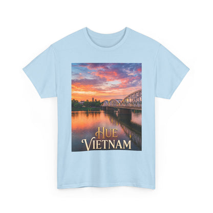 Hue Vietnam Sunset T-Shirt - Scenic Travel Souvenir Tee