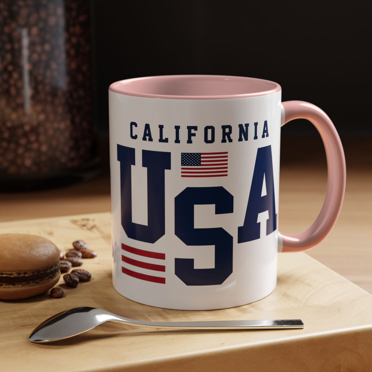 USA California Coffee Mug — Patriotic Accent 11/15oz