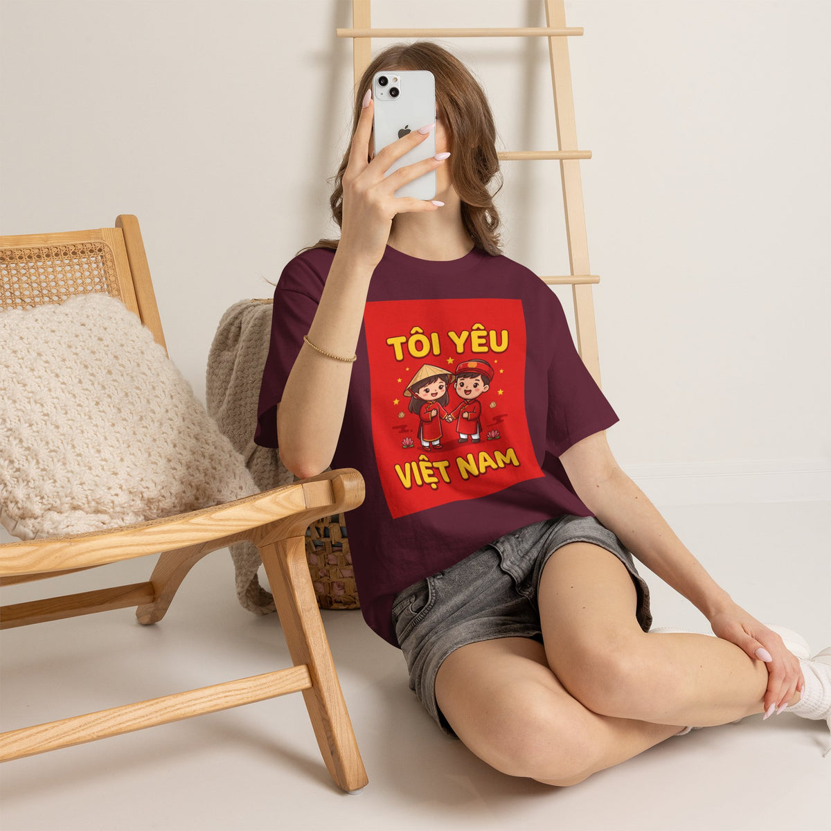 T-Shirt - "Tôi Yêu Việt Nam" Cute Couple Vietnam Pride Tee
