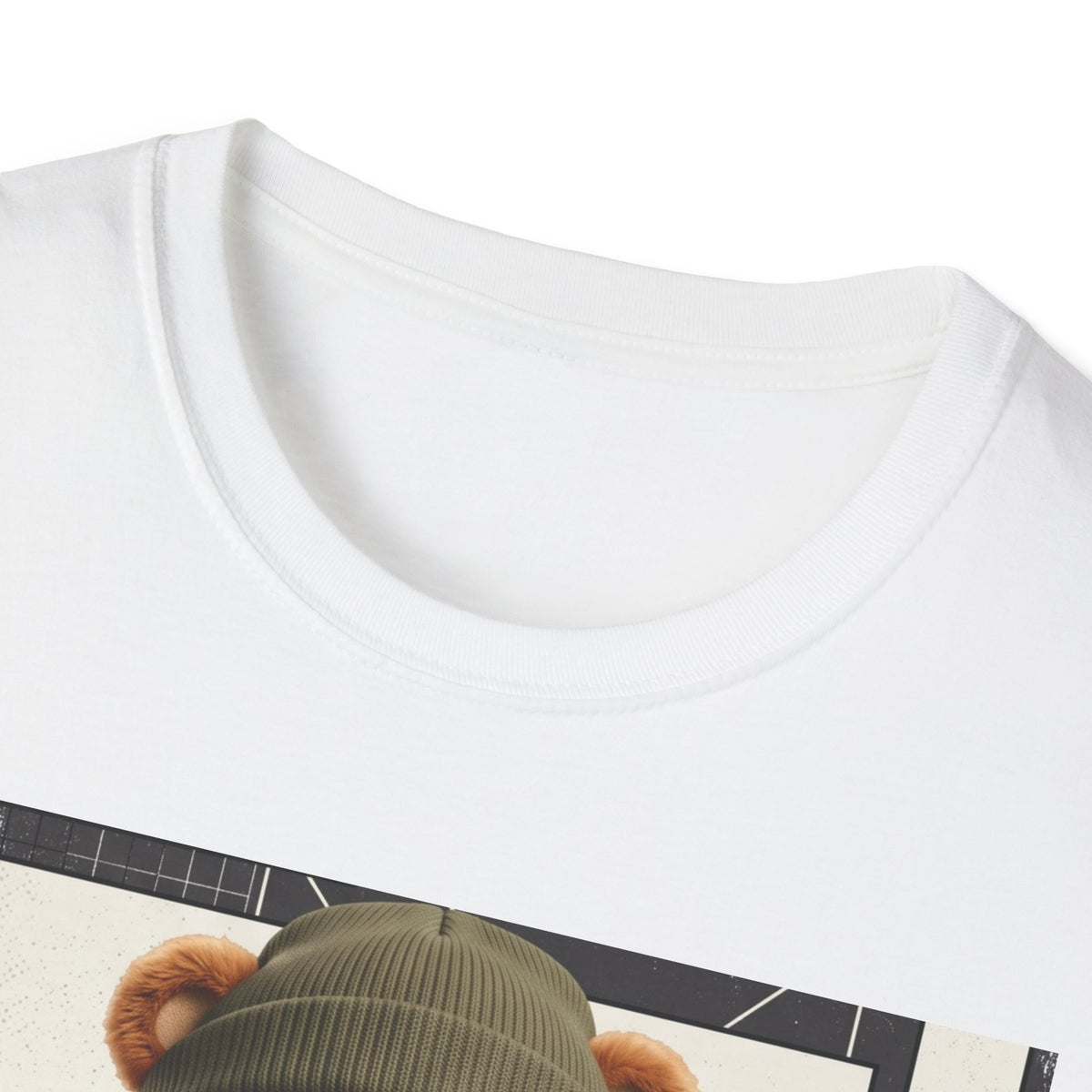 Teddy Bear Graphic T-Shirt — Streetwear Teddy in Beanie & Hoodie