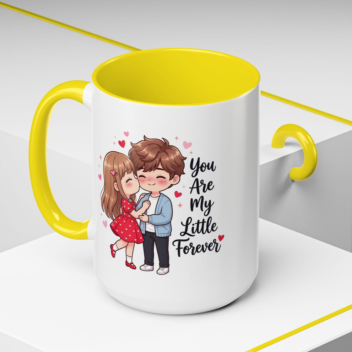 You Are My Little Forever Romantic Couple Coffee Mug