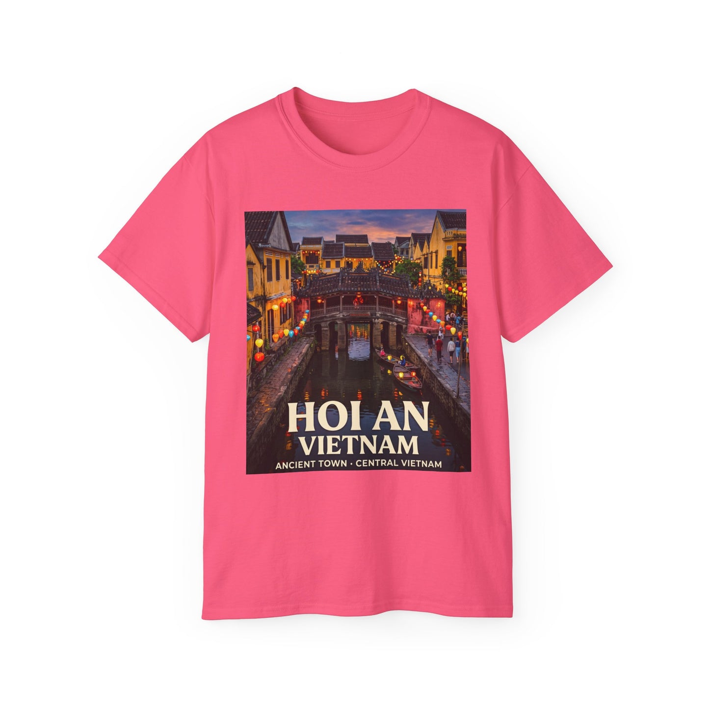 Hoi An Vietnam Travel T-Shirt — Ancient Town Night Scene Tee