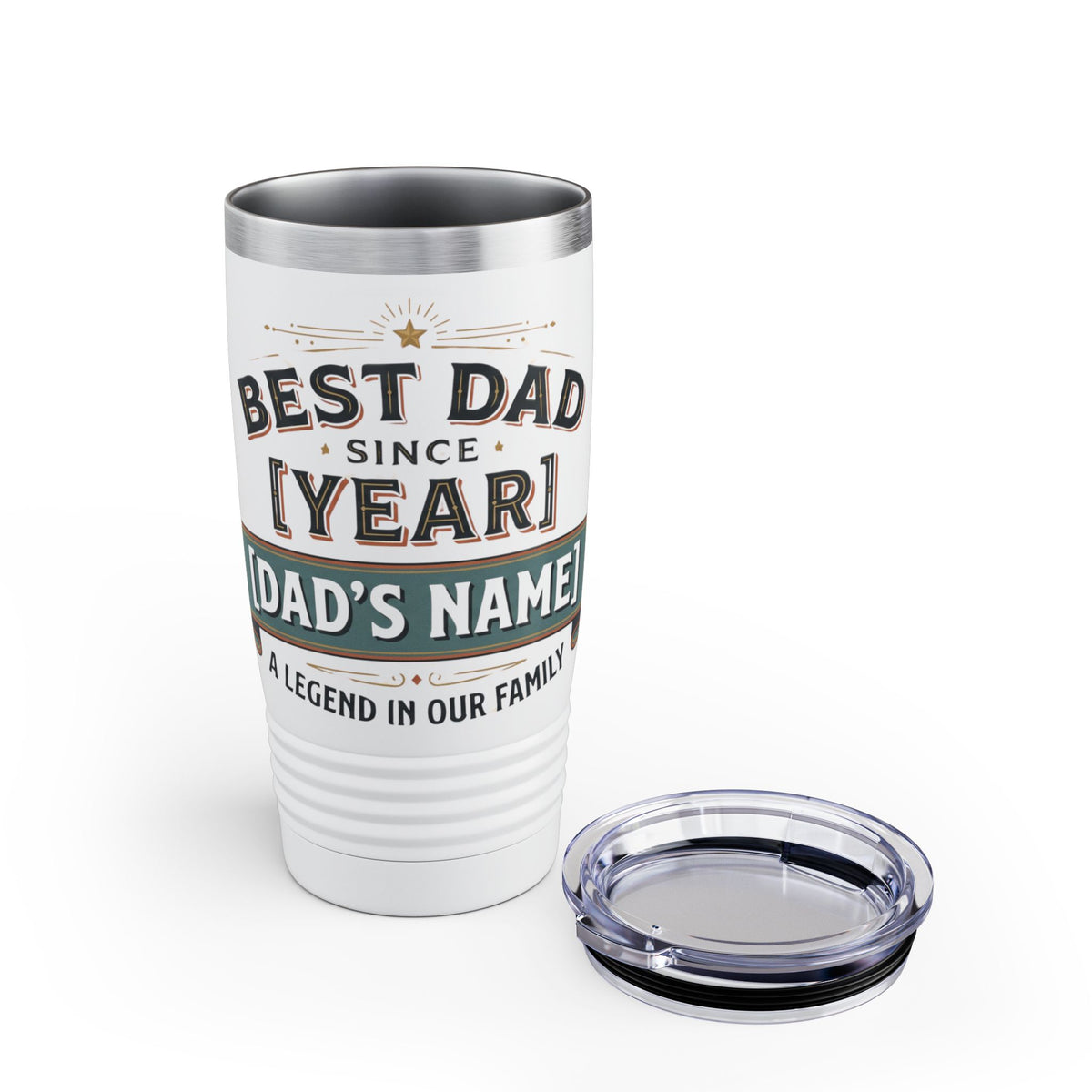 Best Dad Ever 20oz Tumbler – Personalized Father’s Day Gift
