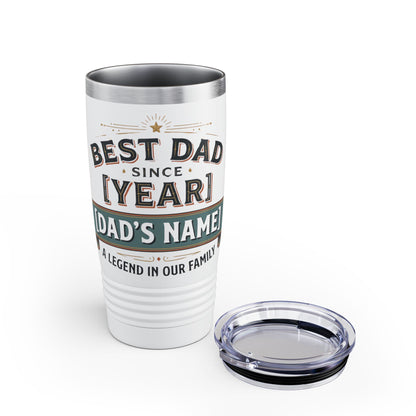 Best Dad Ever 20oz Tumbler – Personalized Father’s Day Gift