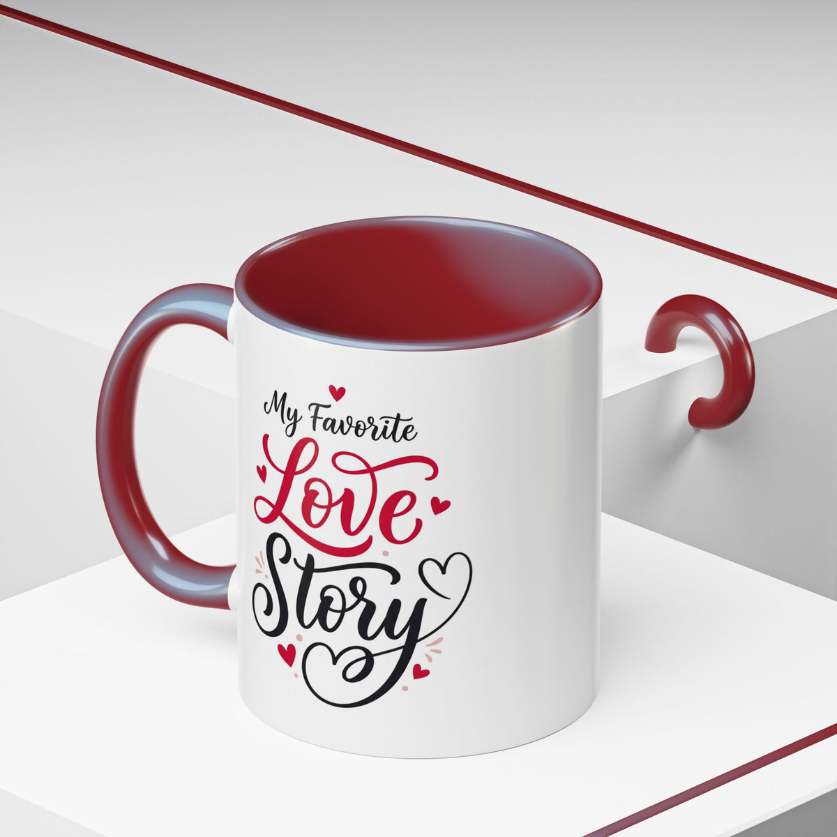 My Favorite Love Story Romantic Coffee Mug