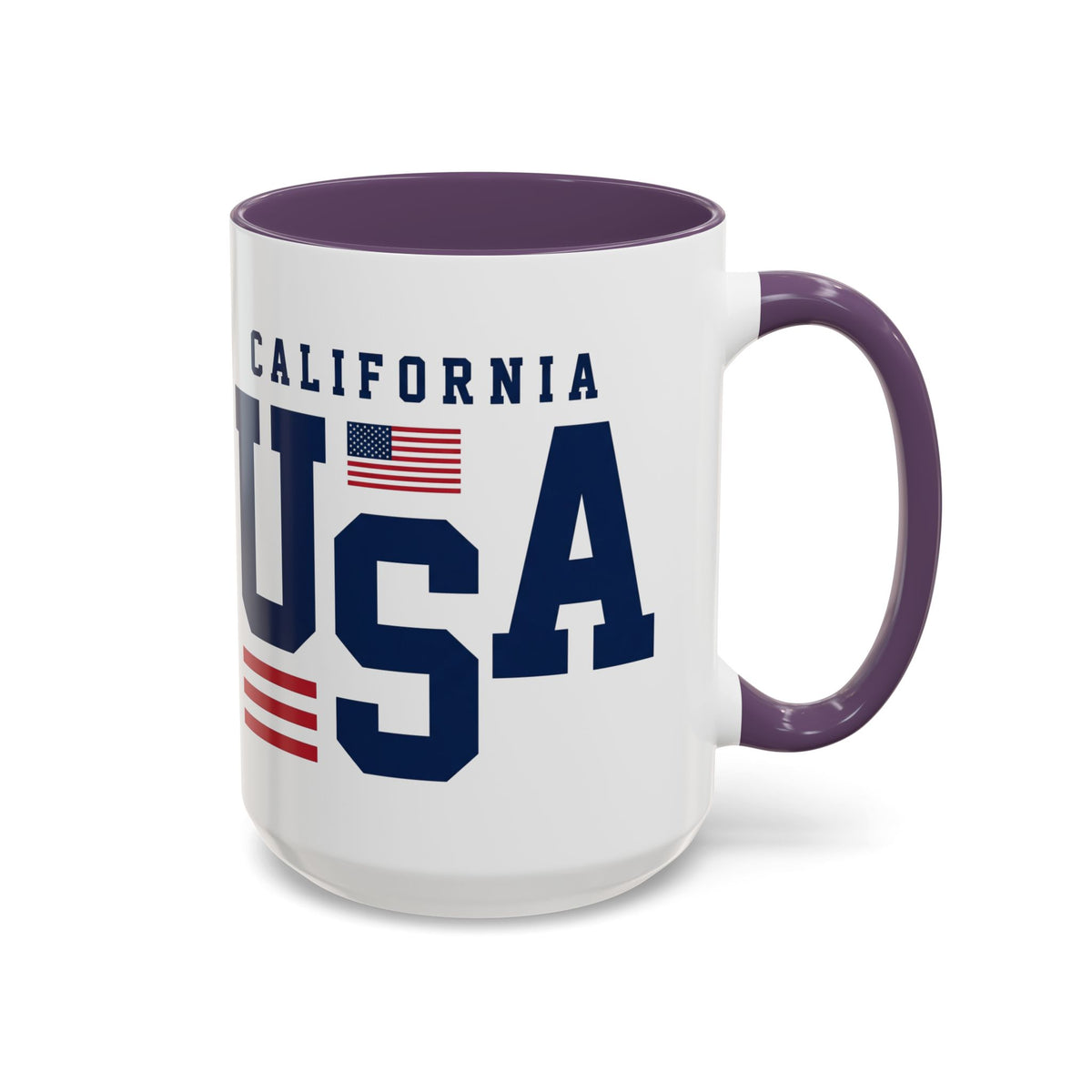 USA California Coffee Mug — Patriotic Accent 11/15oz