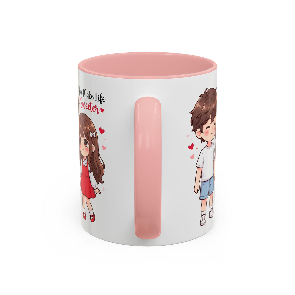 You Make Life Sweeter Couple Coffee Mug