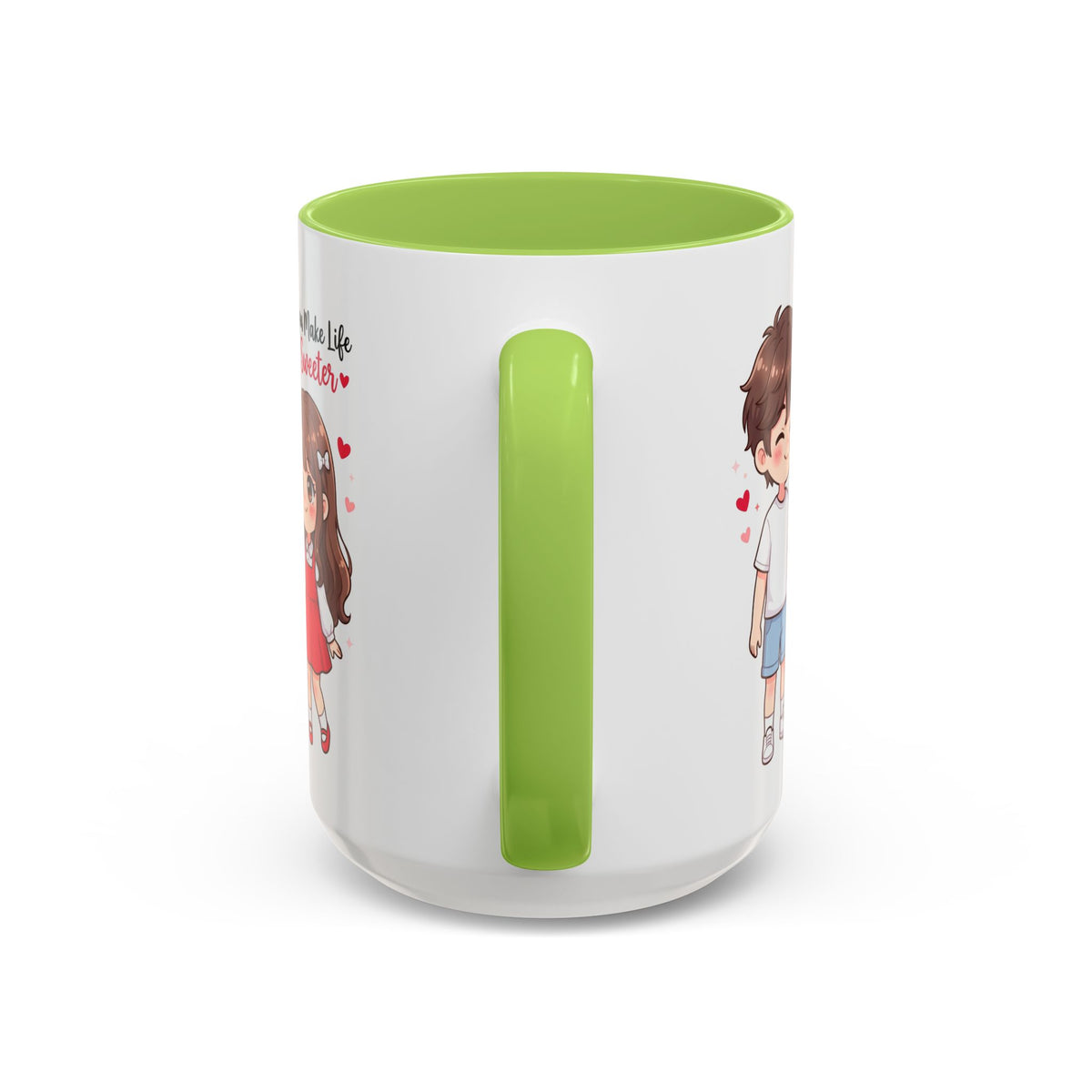 You Make Life Sweeter Couple Coffee Mug
