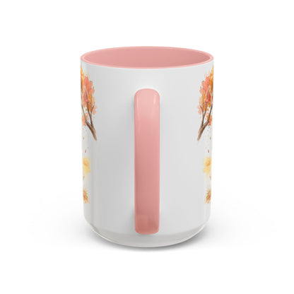 Autumn Couple Under Tree Coffee Mug