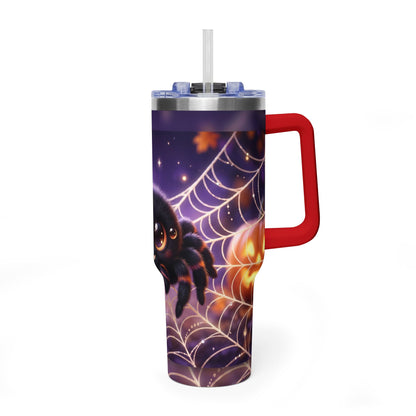 40oz Spider Web Moon Tumbler