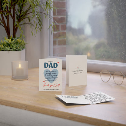 Thank You Dad Greeting Card – Always Loved Father’s Day Card