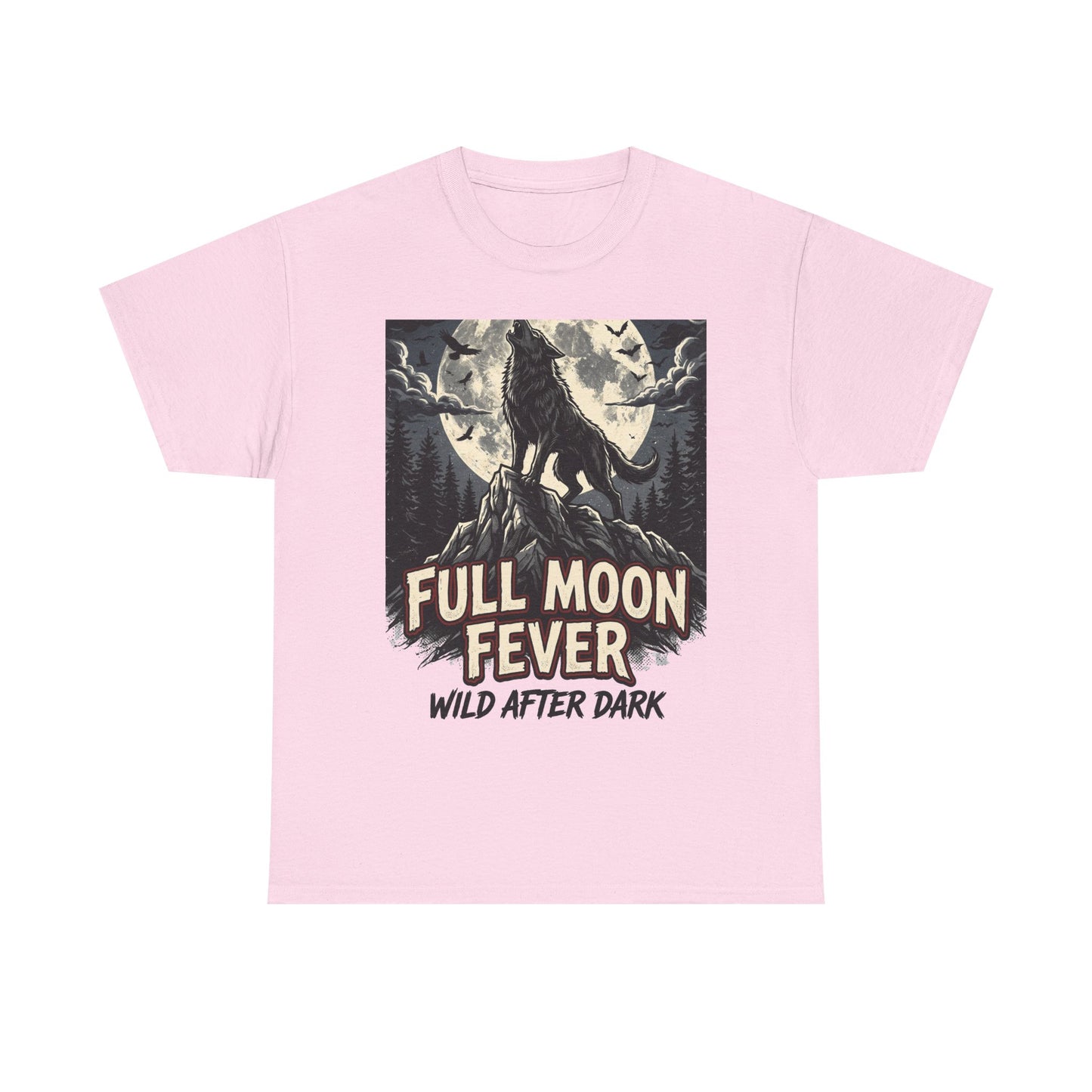 Full Moon Fever Wolf T-Shirt — 'Wild After Dark' Graphic Tee