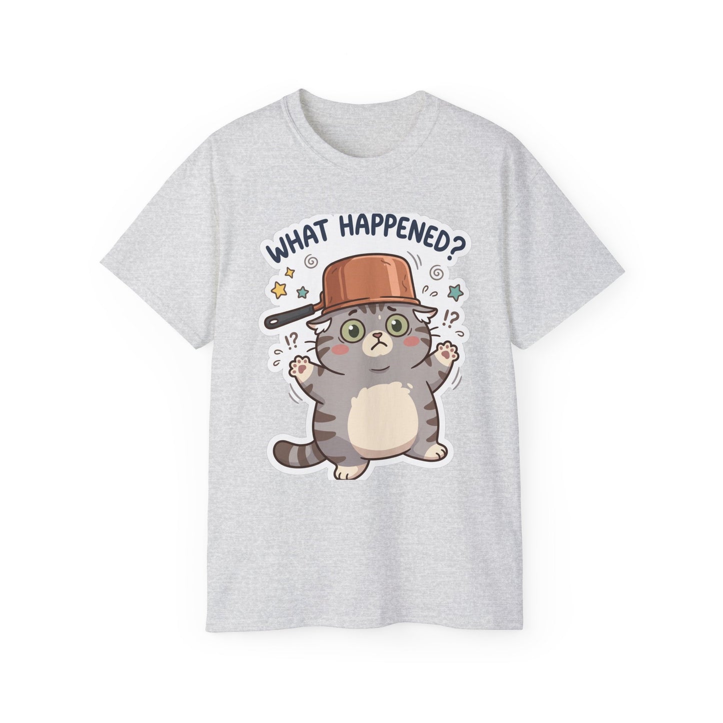 What Happened? Cute Kitten Graphic Tee