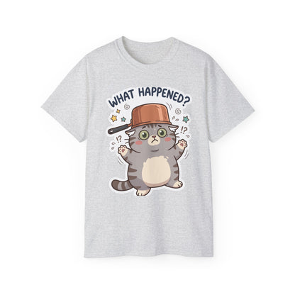 What Happened? Cute Kitten Graphic Tee