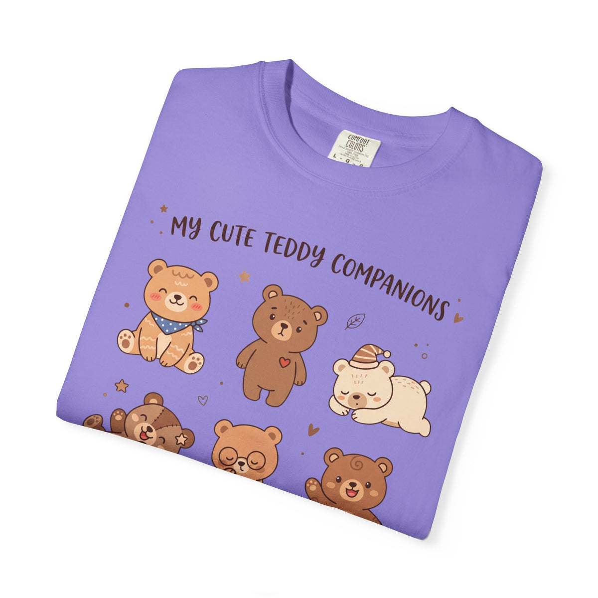 T-Shirt — Cute Teddy Companions Graphic Tee ("My Cute Teddy Companions — Little Warm & Cozy Friends")