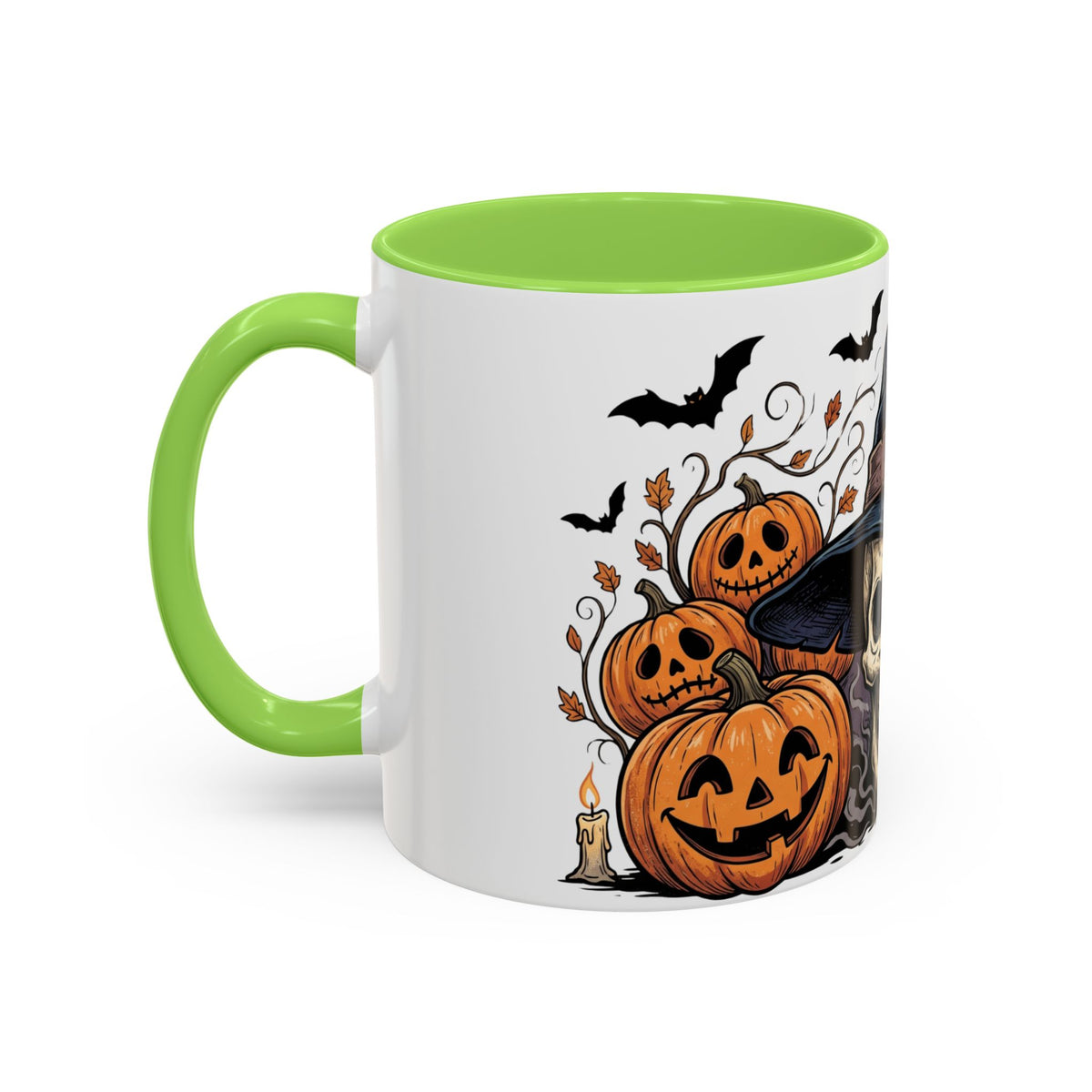 Halloween Skull & Jack-o'-Lantern Mug (11oz/15oz)