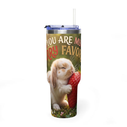 You Are My Berry Favorite Bunny 40oz Thermal Tumbler